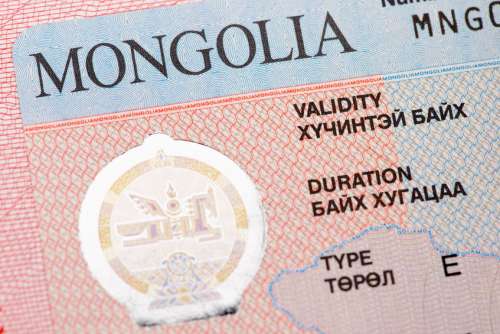 visa mongolie sur passeport