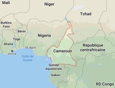 cameroun carte