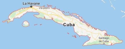 carte touristique cuba