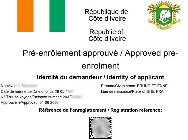 Le E-Visa touristique