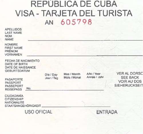 carte tourisme cuba