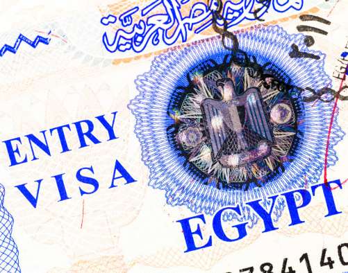 entry visa egypte