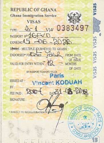 ghana visa