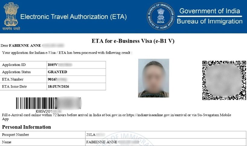 Le E-Visa Affaires