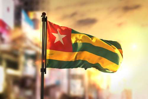 togo visa drapeau