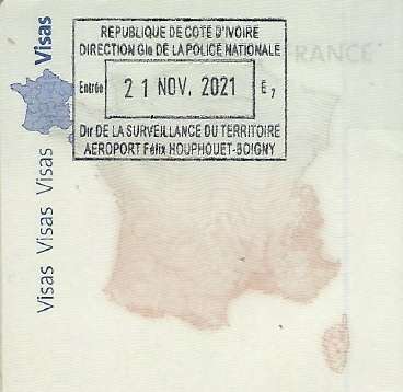 visa cote ivoire france