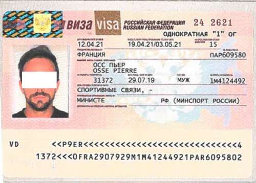 visa russie officiel